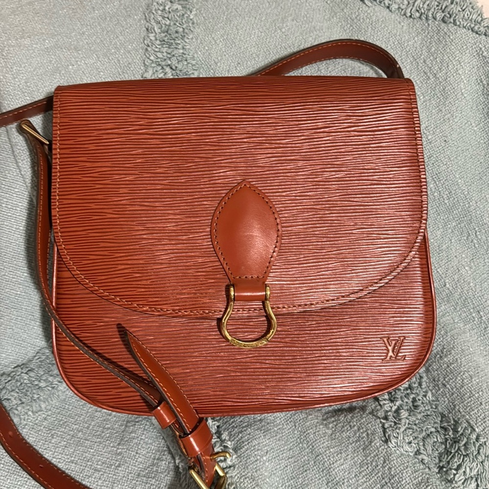 Brown Saint Cloud GM Epi Louis Vuitton crossbody